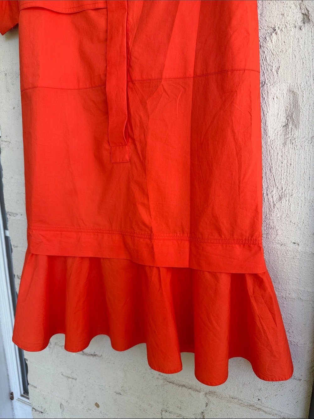 Hunter Bell Addison Orange Shirt Dress Size XS - Picture 6 of 14